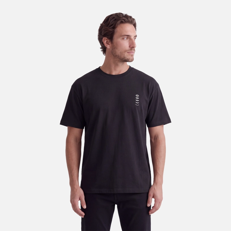 POLERA HOMBRE PARCEL NEGRO HAKA HONU V27 XS