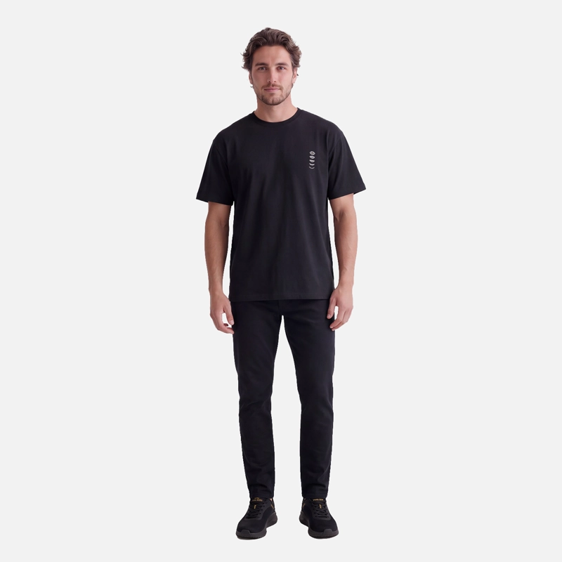 POLERA HOMBRE PARCEL NEGRO HAKA HONU V27 - 4