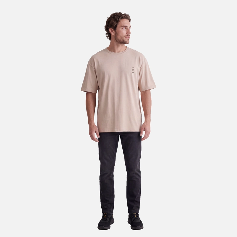 POLERA HOMBRE PARCEL TAUPE HAKA HONU V27 - 3