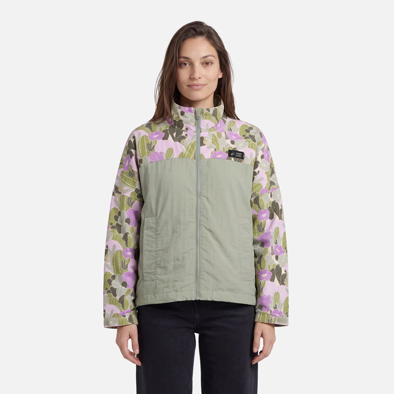CHAQUETA MUJER HIJA DEL VIENTO PRINT LAUREL HAKA HONU V27 - 1