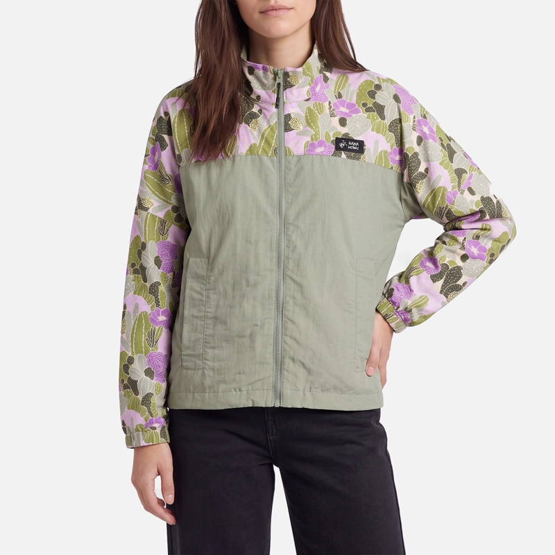 CHAQUETA MUJER HIJA DEL VIENTO PRINT LAUREL HAKA HONU V27 - 2