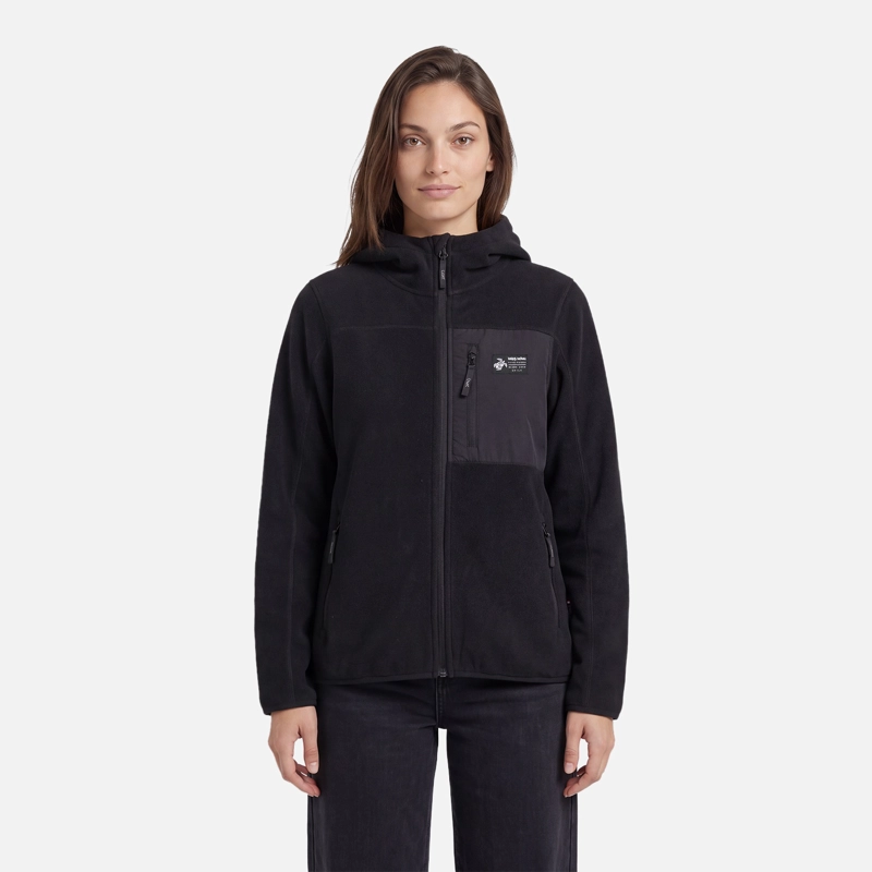 POLAR MUJER LEÑERA NEGRO HAKA HONU V27 - 1