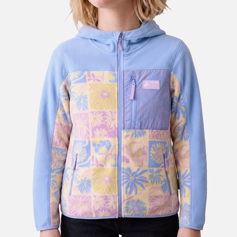 POLAR MUJER LEÑERA PRINT MALVA HAKA HONU V27 - 2