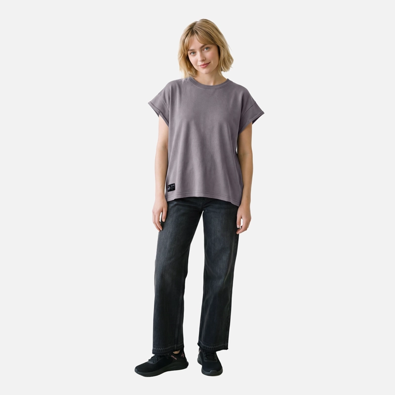 POLERA MUJER NUBE GRIS MEDIO HAKA HONU V27 - 4