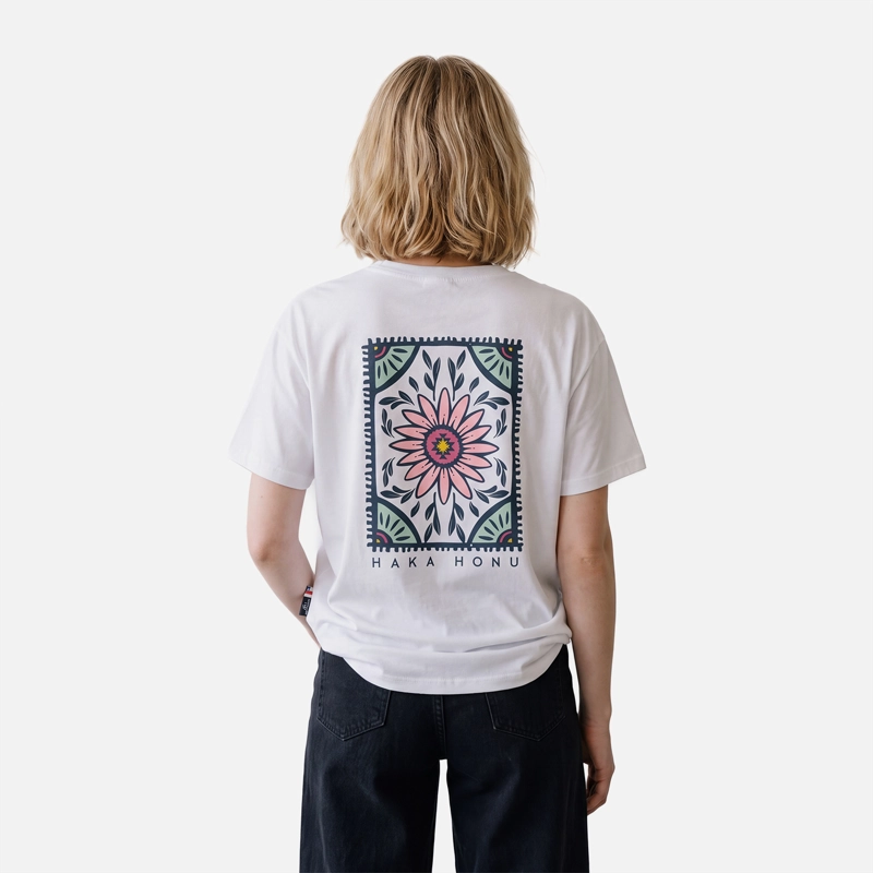 POLERA MUJER LIOFILIZADA BLANCO HAKA HONU V27 - 2