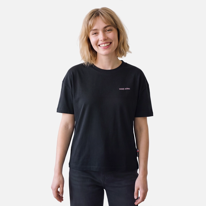 POLERA MUJER POLO NEGRO HAKA HONU V27 - 1