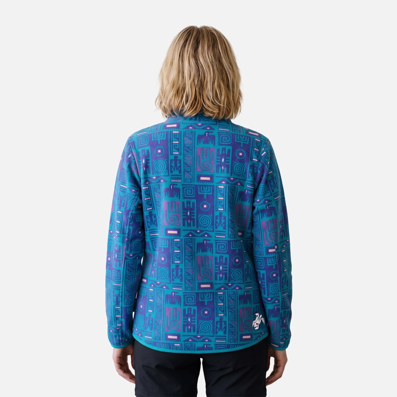 POLAR MUJER TOKERAU PRO PRINT TURQUESA HAKA HONU V27 - 2