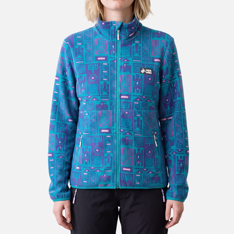 POLAR MUJER TOKERAU PRO PRINT TURQUESA HAKA HONU V27 - 3