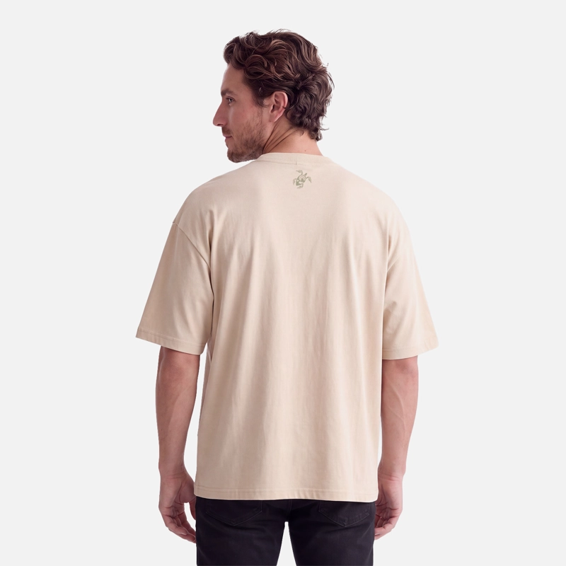 POLERA HOMBRE POLO CREMA HAKA HONU V27 - 2