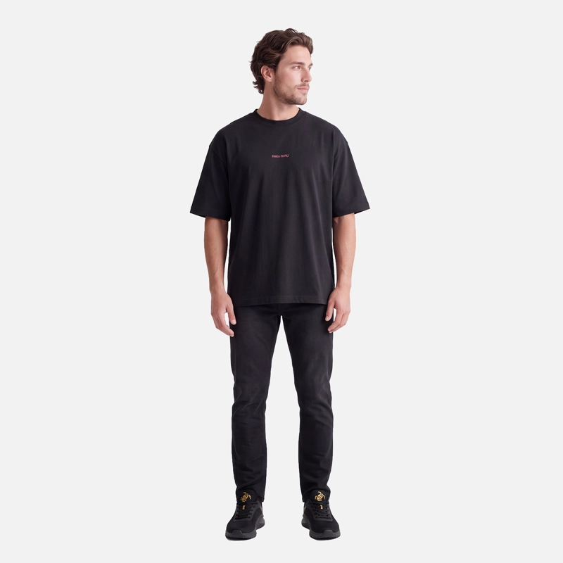 POLERA HOMBRE QUE HEAVY NEGRO HAKA HONU V27 - 4