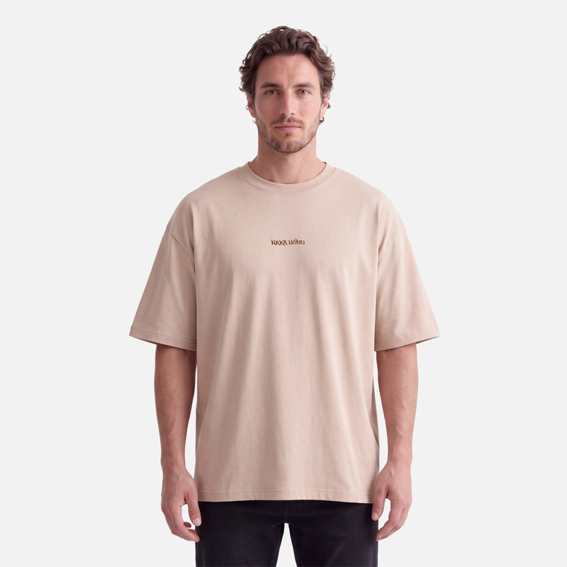 POLERA HOMBRE QUE HEAVY TAUPE HAKA HONU V27 - 1