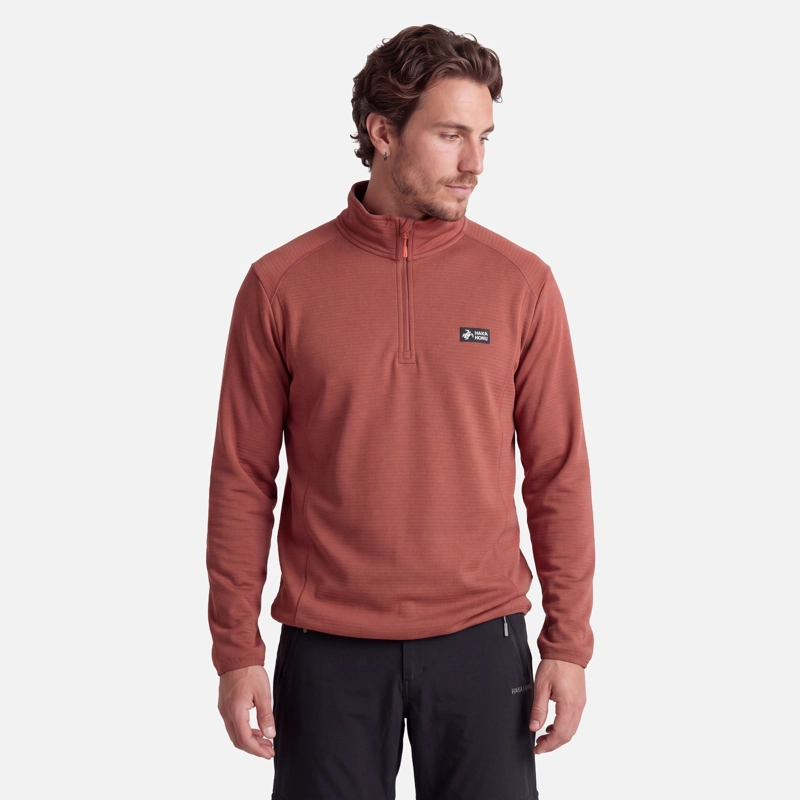 POLERON HOMBRE TAINA TERRACOTA HAKA HONU V27 - 1
