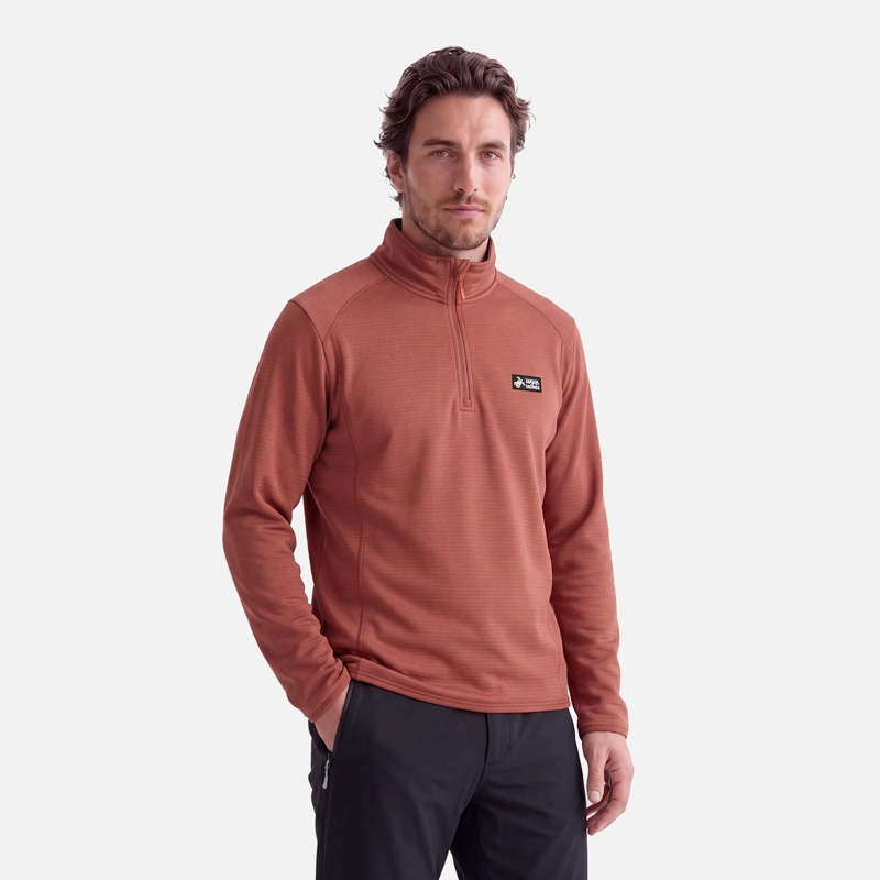 POLERON HOMBRE TAINA TERRACOTA HAKA HONU V27 - 2