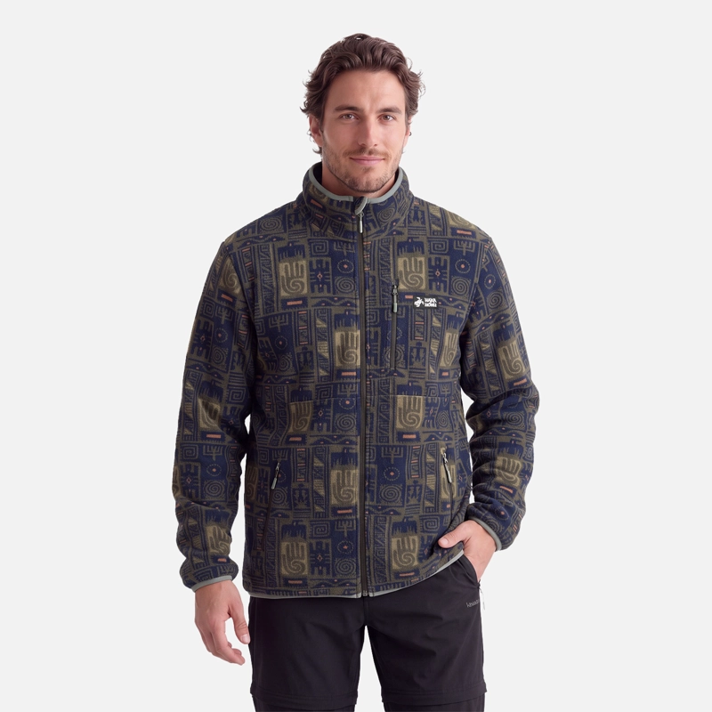 POLAR HOMBRE TOKERAU PRO PRINT VERDE MUSGO HAKA HONU V27 - 1