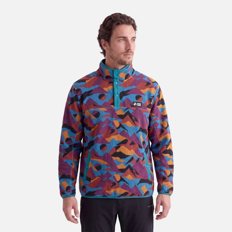 POLAR HOMBRE TOKERAU PRINT MORADO OSCURO HAKA HONU V27 - 1