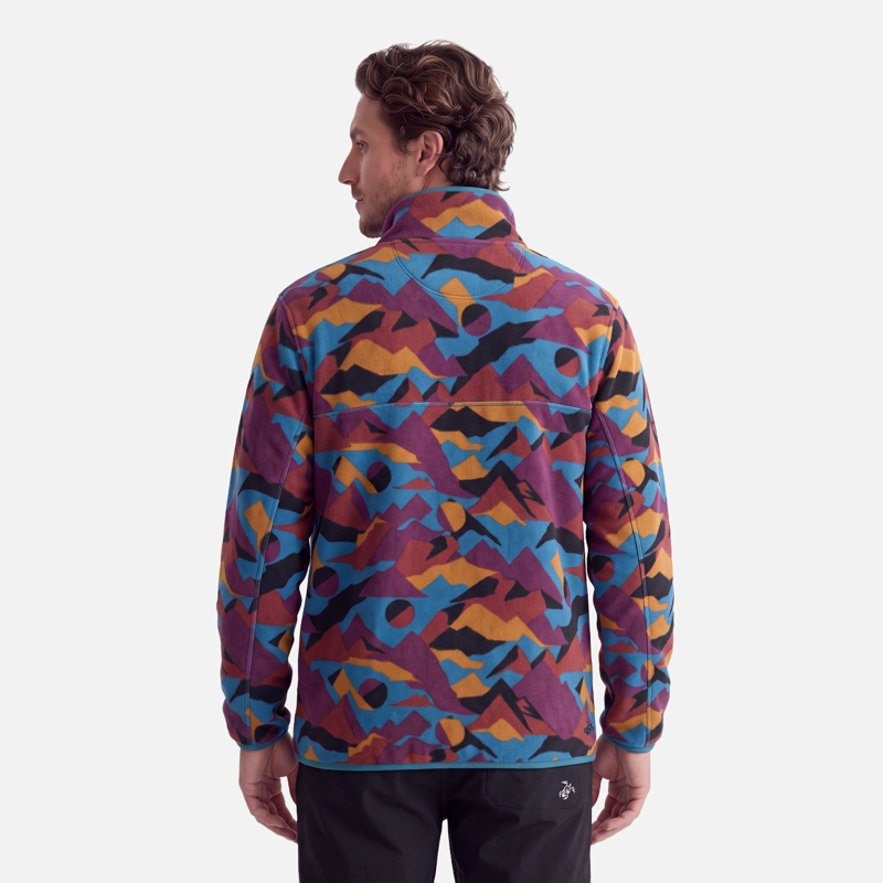 POLAR HOMBRE TOKERAU PRINT MORADO OSCURO HAKA HONU V27 - 2