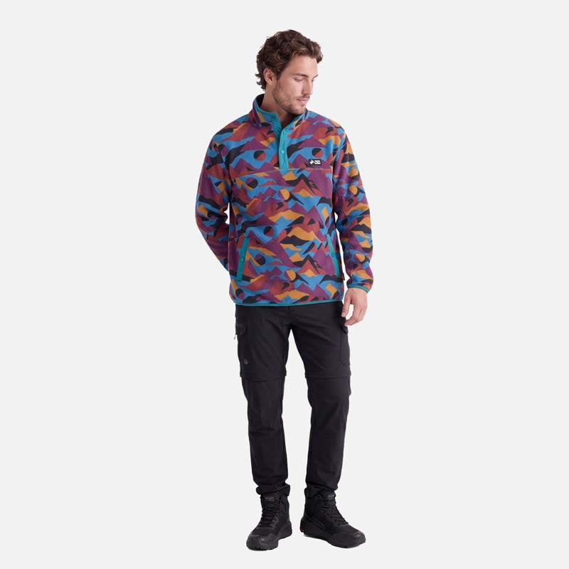 POLAR HOMBRE TOKERAU PRINT MORADO OSCURO HAKA HONU V27 - 4