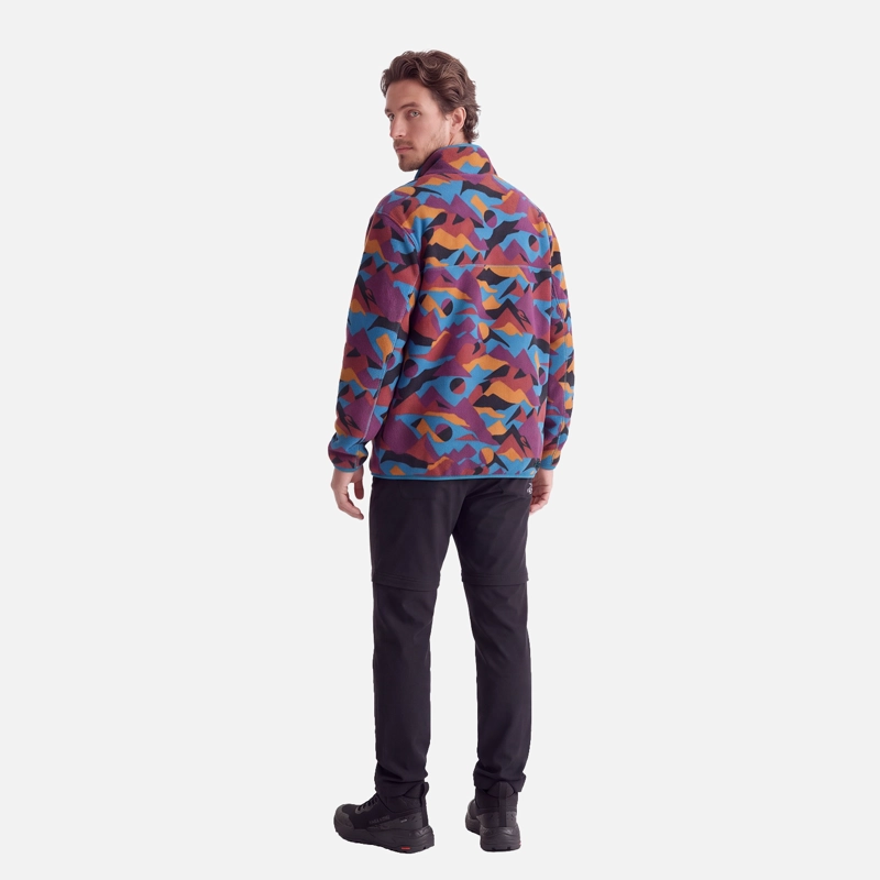 POLAR HOMBRE TOKERAU PRINT MORADO OSCURO HAKA HONU V27 - 5