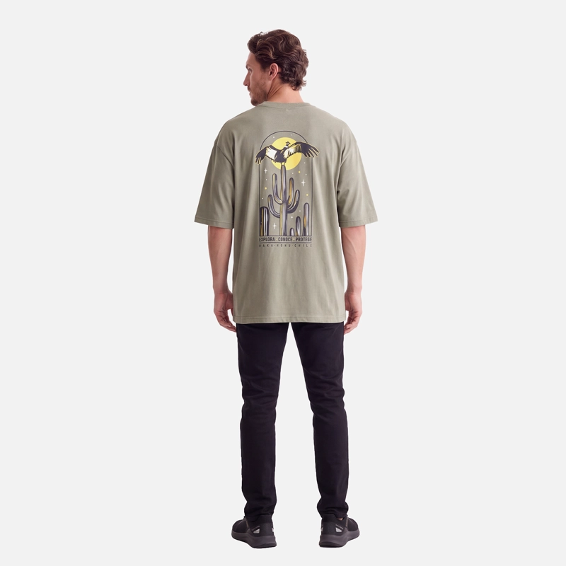 POLERA HOMBRE VOY Y VUELVO LAUREL HAKA HONU V27 - 4