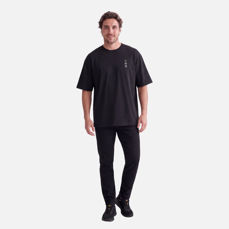 POLERA HOMBRE VOY Y VUELVO NEGRO HAKA HONU V27 - 3