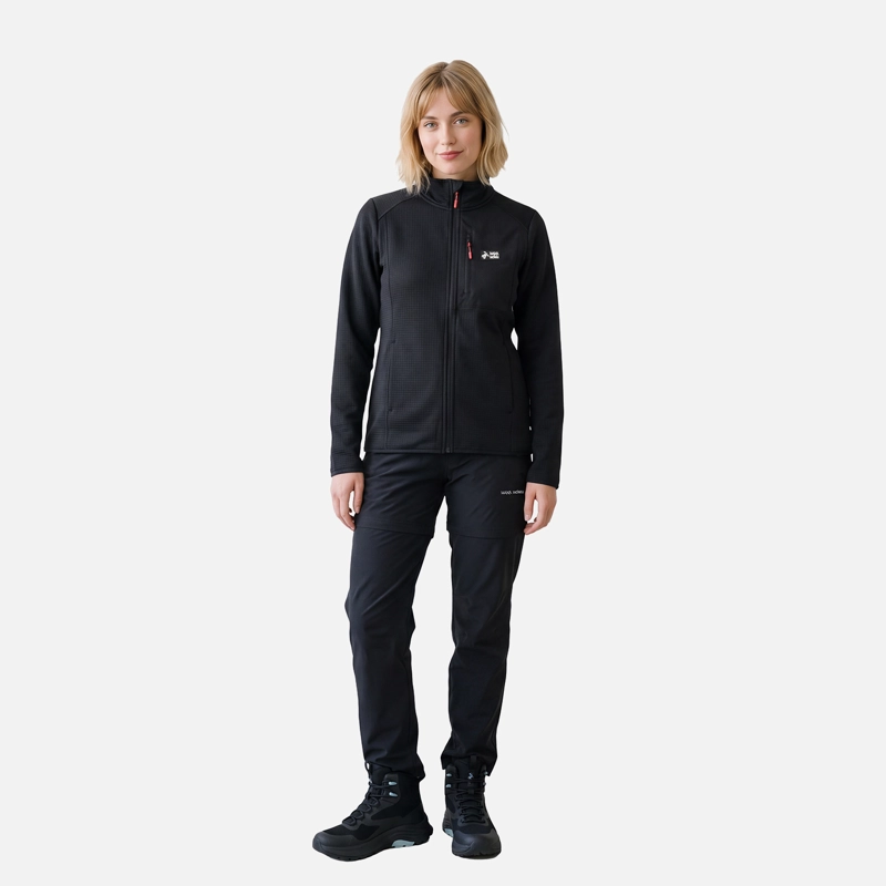 POLERON MUJER TAINA FULL ZIP NEGRO HAKA HONU V27 - 4