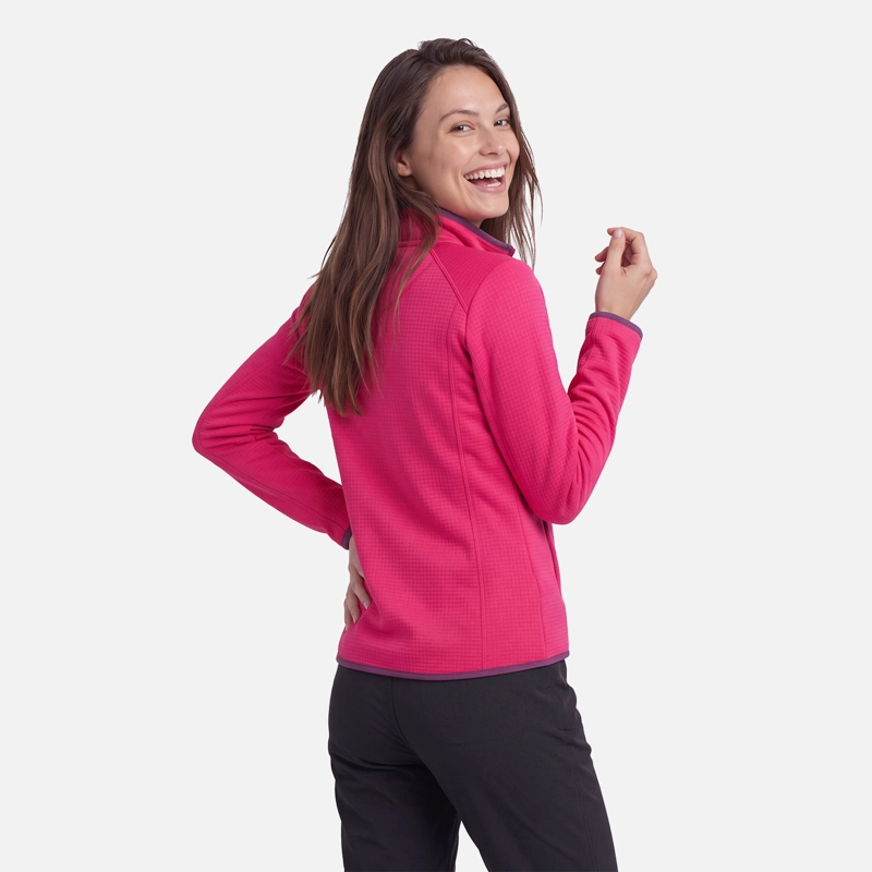 POLERON MUJER TAINA FULL ZIP FRAMBUESA HAKA HONU V27 - 2