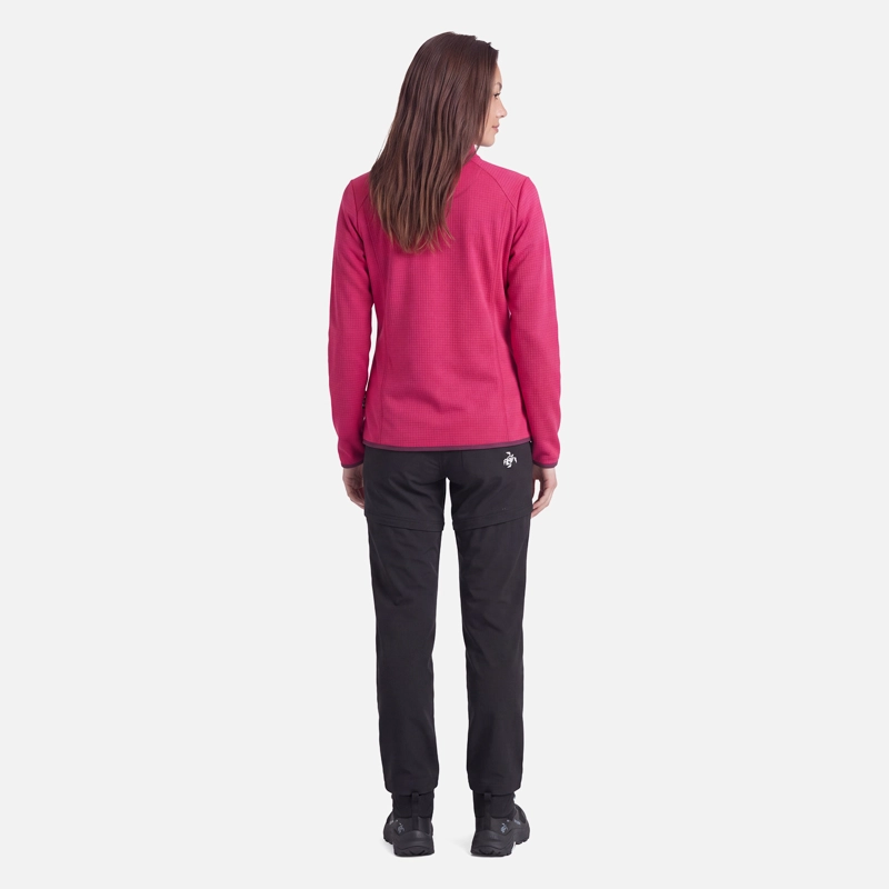 POLERON MUJER TAINA FULL ZIP FRAMBUESA HAKA HONU V27 - 5