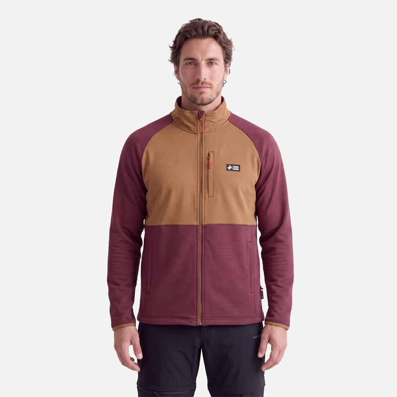 POLERON HOMBRE TAINA FULL ZIP BURDEO HAKA HONU V27 S