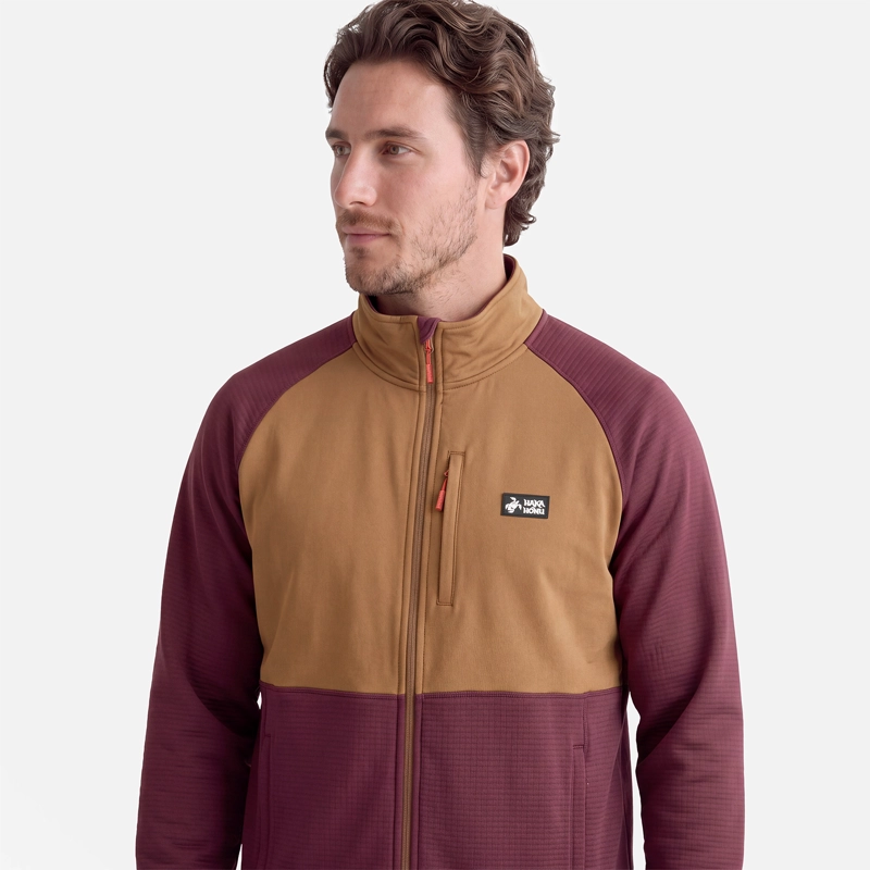 POLERON HOMBRE TAINA FULL ZIP BURDEO HAKA HONU V27 - 3