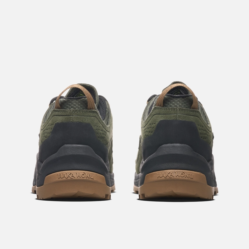 ZAPATILLA HOMBRE PAMPA LOW VERDE MILITAR HAKA HONU V27 - 5
