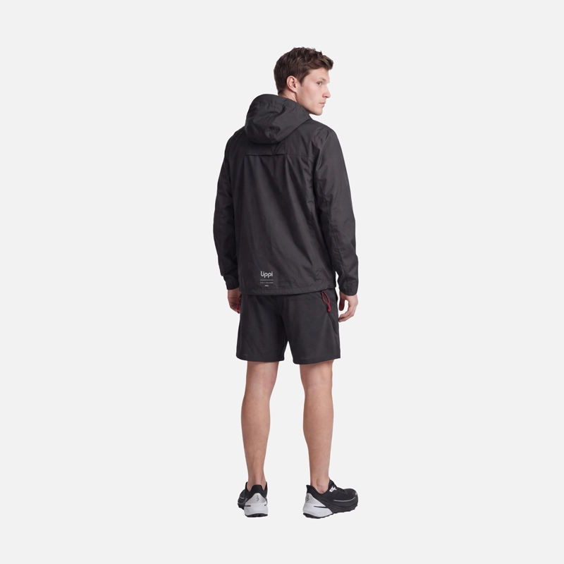 CHAQUETA HOMBRE NIGHTFALL SL WINDBREAKER HOODY JACKET NEGRO LIPPI V27 - 5