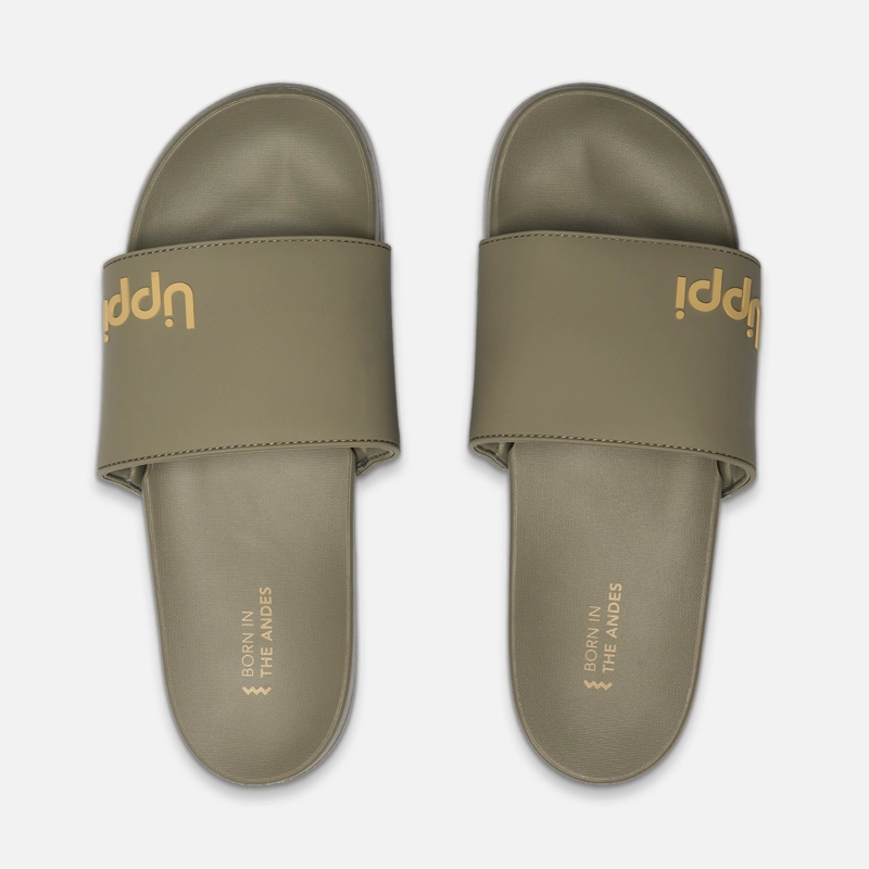 SANDALIA HOMBRE INSIGNE SLIDE II VERDE OLIVA / CAMEL LIPPI V27 - 5