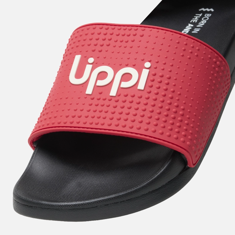 SANDALIA HOMBRE INSIGNE SLIDE II NEGRO / ROJO LIPPI V27 - 5