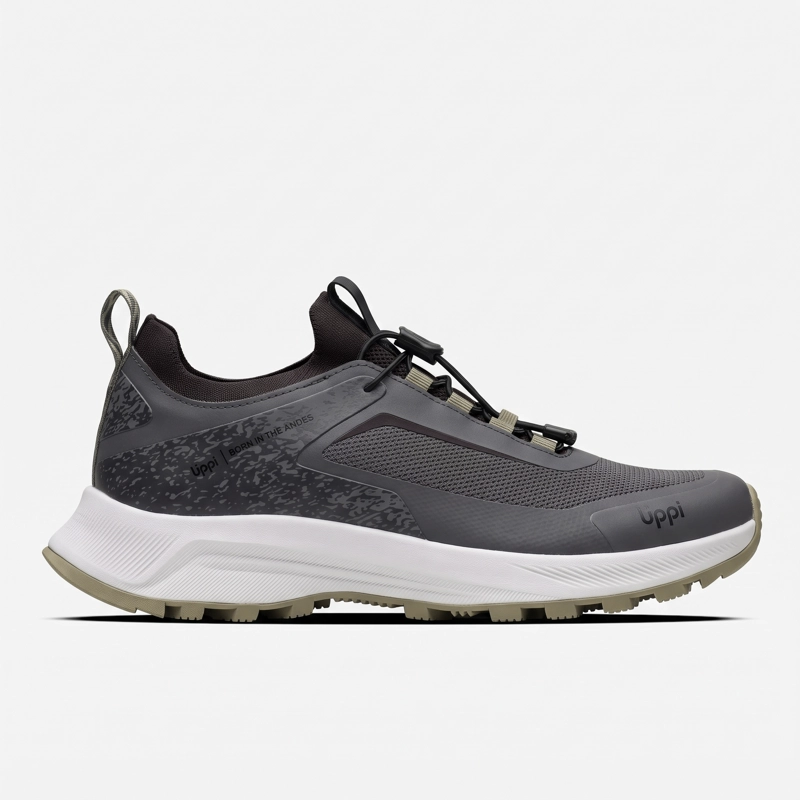ZAPATILLA HOMBRE LIGHT KNIT GRIS LIPPI I26 - 1
