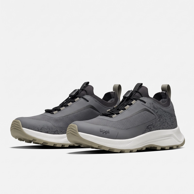 ZAPATILLA HOMBRE LIGHT KNIT GRIS LIPPI I26 - 3
