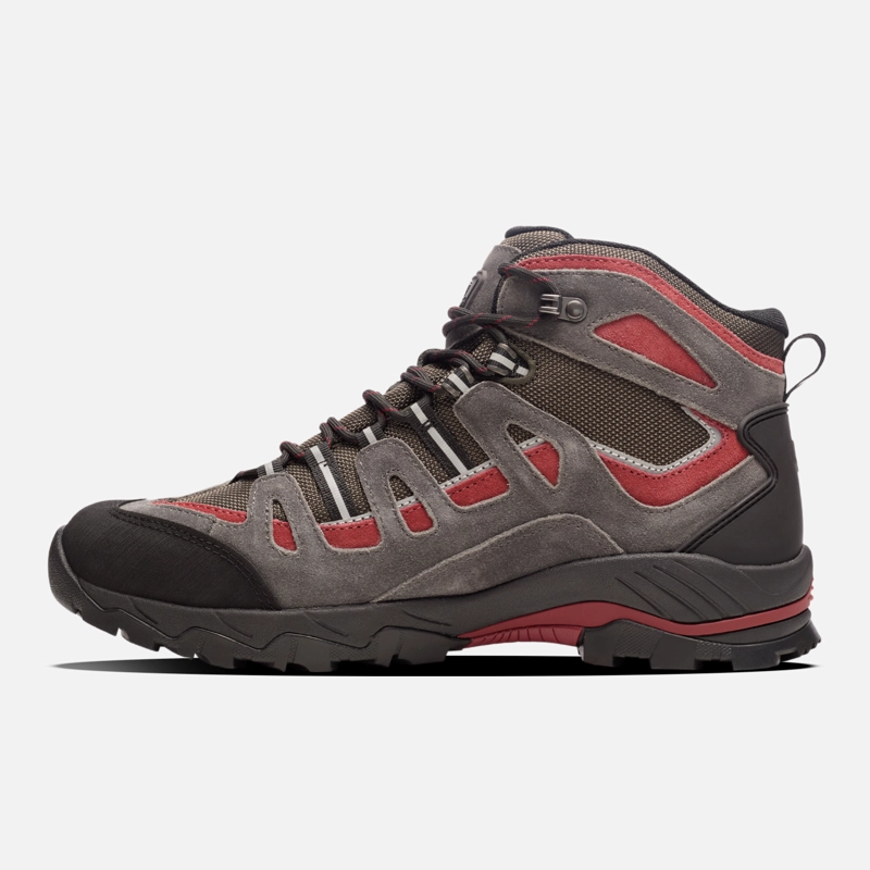 BOTIN HOMBRE PUELO CS HI GRIS / ROJO LIPPI I26 - 2