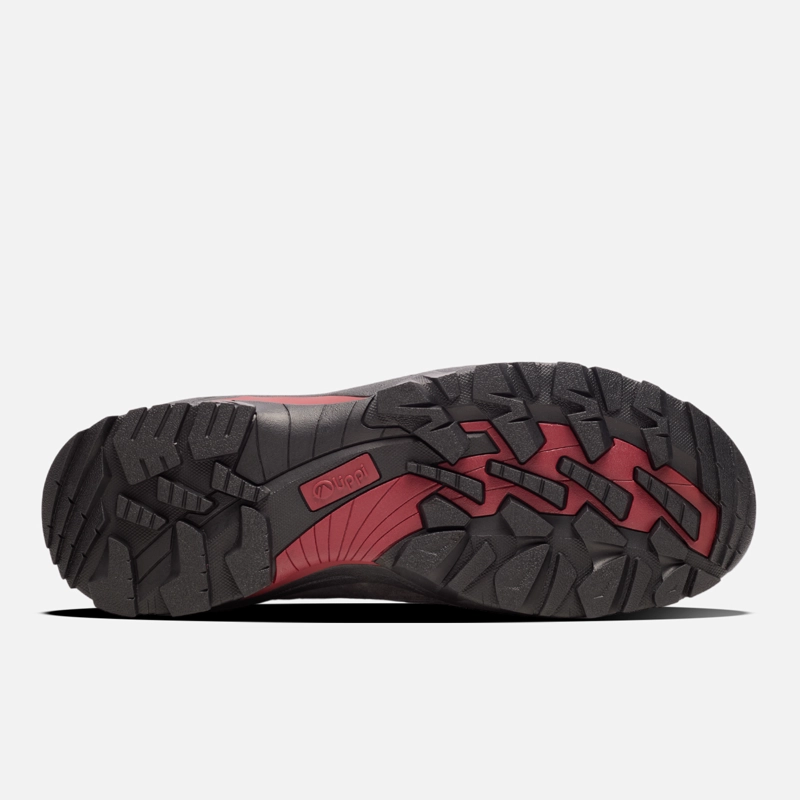 BOTIN HOMBRE PUELO CS HI GRIS / ROJO LIPPI I26 - 3
