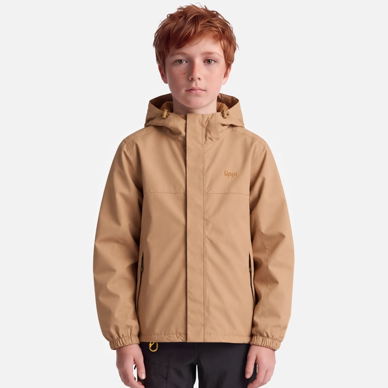 CHAQUETA TEEN BOY BLIZZARD B-DRY HOODY JACKET CAMEL LIPPI V27 - 1