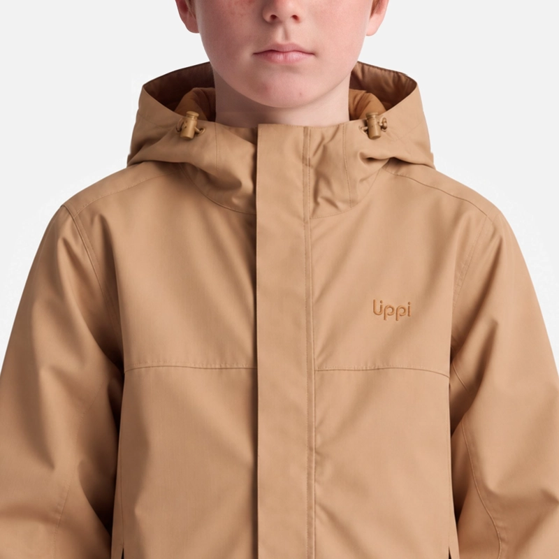 CHAQUETA TEEN BOY BLIZZARD B-DRY HOODY JACKET CAMEL LIPPI V27 - 3