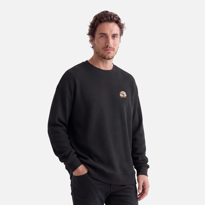 POLERON HOMBRE ECLIPSE NEGRO HAKA HONU V27 - 1