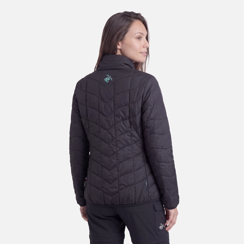 CHAQUETA MUJER MUY ULTRALIVIANA NEGRO HAKA HONU V27 - 2