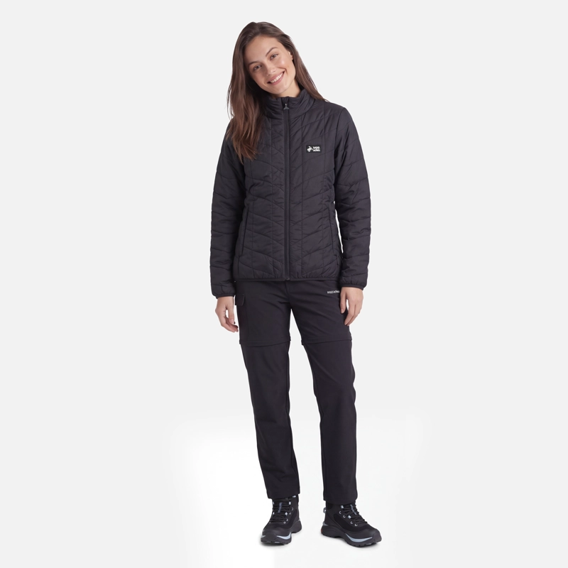CHAQUETA MUJER MUY ULTRALIVIANA NEGRO HAKA HONU V27 - 5