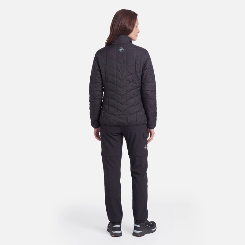CHAQUETA MUJER MUY ULTRALIVIANA NEGRO HAKA HONU V27 - 6