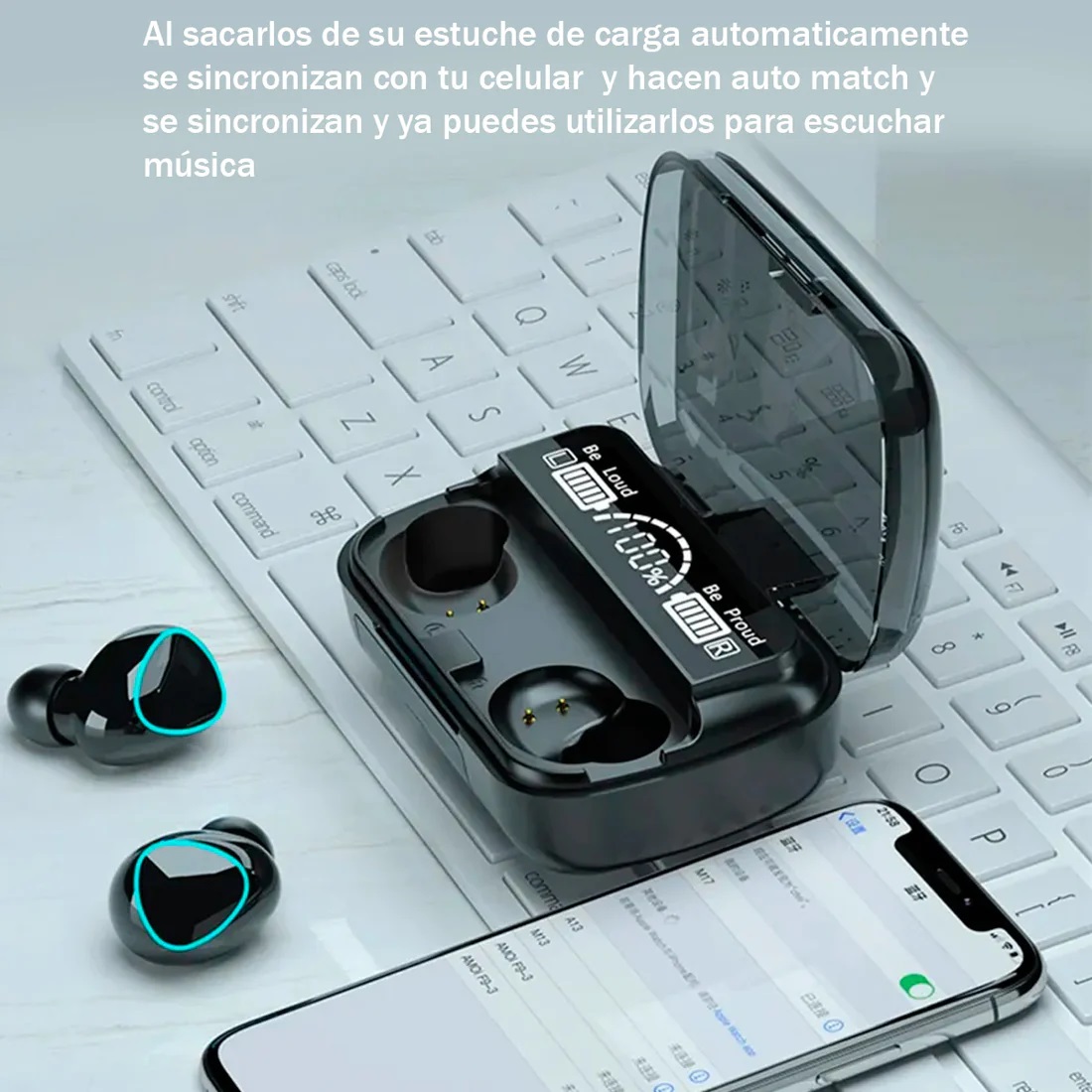 AUDÍFONOS BLUETOOTH 5.3 TWS M10 TRUE WIRELESS - 4