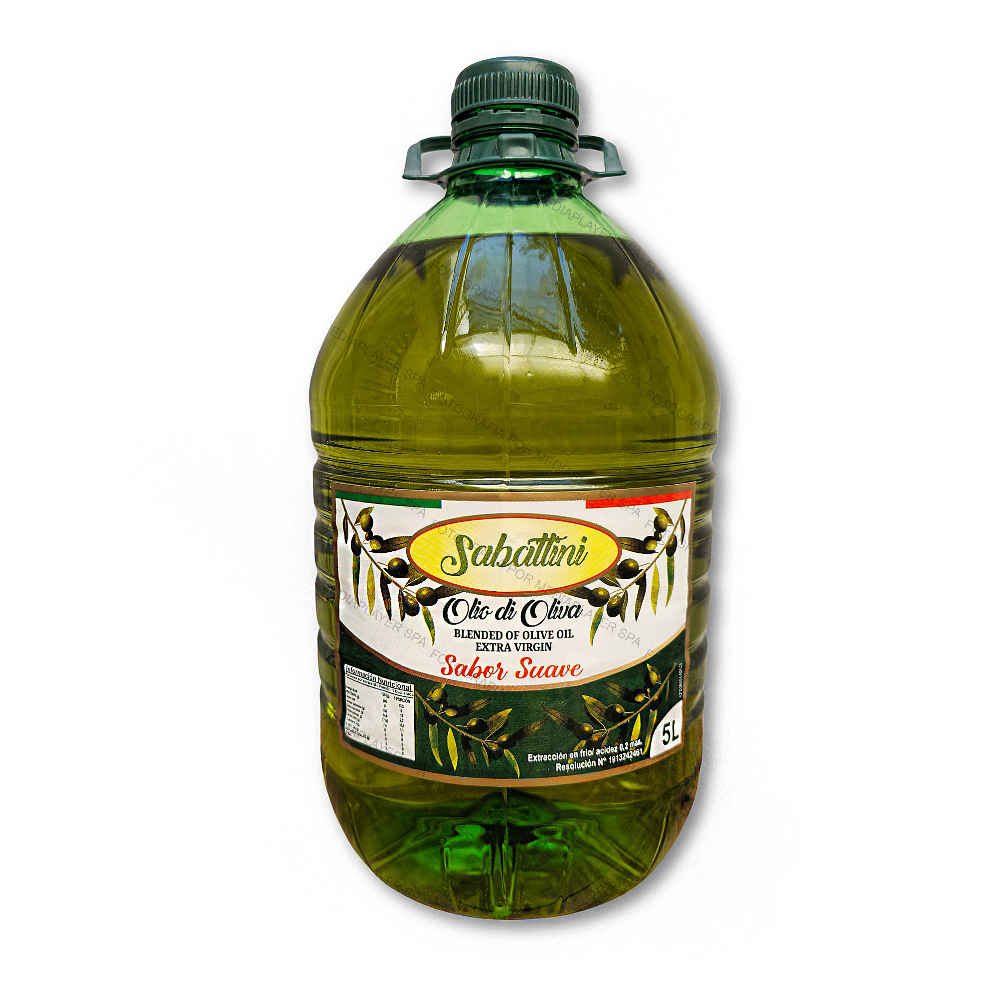 ACEITE DE OLIVA EXTRA VIRGEN SABATINI - FORMATO 5LTS - 1