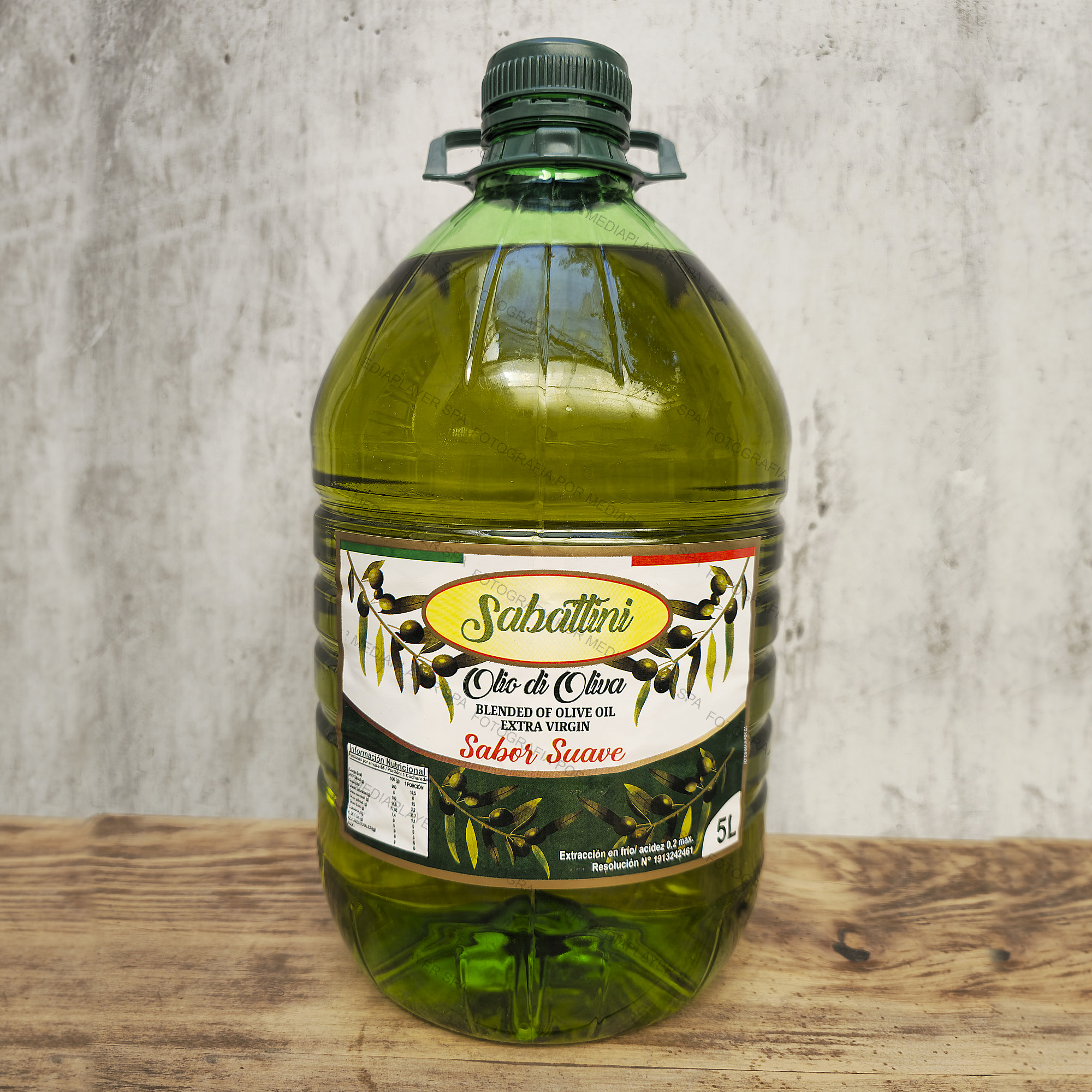 ACEITE DE OLIVA EXTRA VIRGEN SABATINI - FORMATO 5LTS - 2