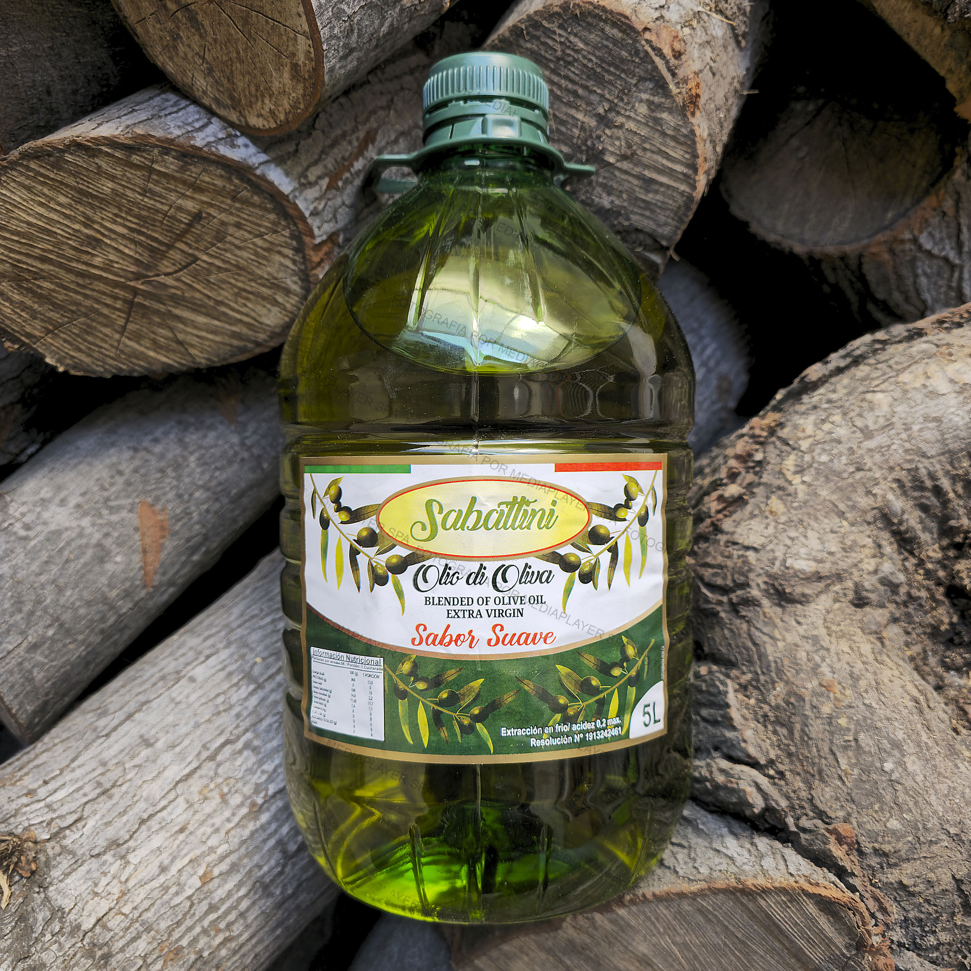 ACEITE DE OLIVA EXTRA VIRGEN SABATINI - FORMATO 5LTS - 4