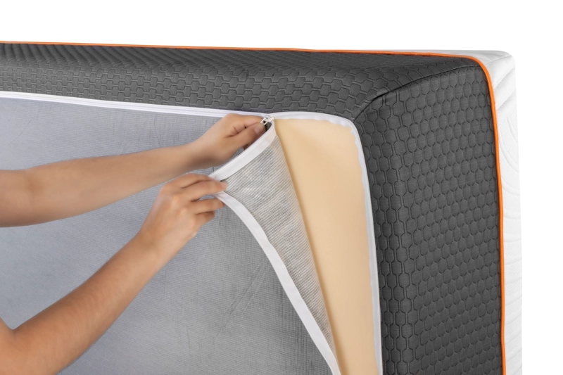 CAMA EUROPEA FLEX HYBRID SPORT VISCO 2 PLAZAS BASE DIVIDIDA - 4