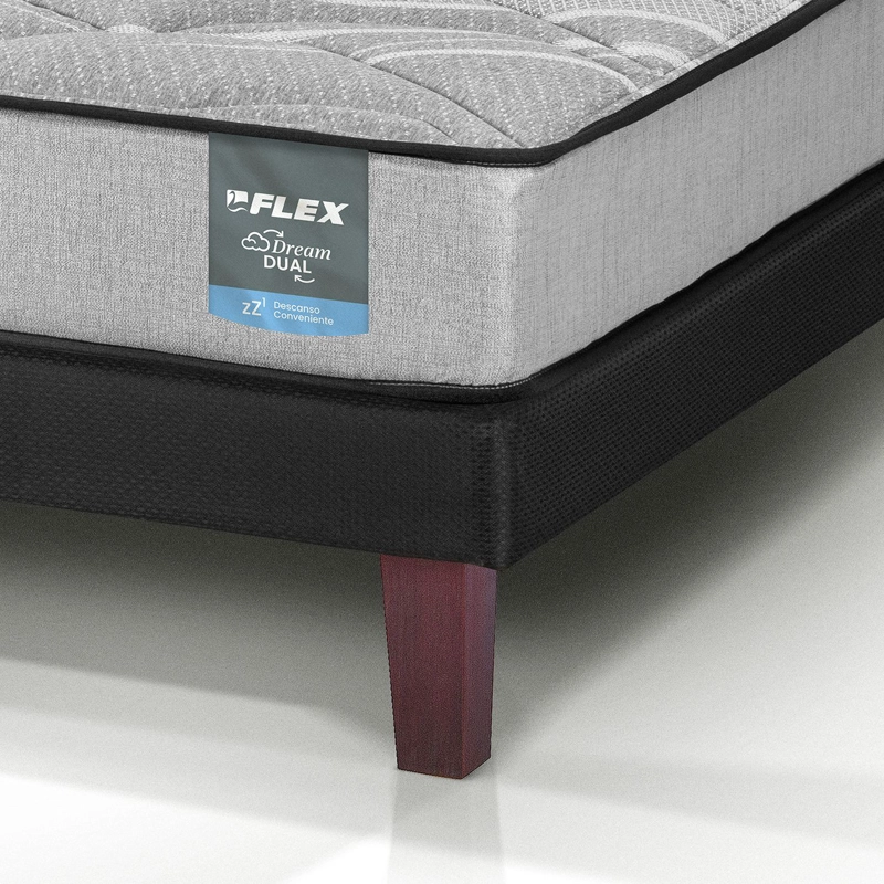 CAMA EUROPEA DREAM DUAL 1 PLAZAS 90X190 FLEX - 5