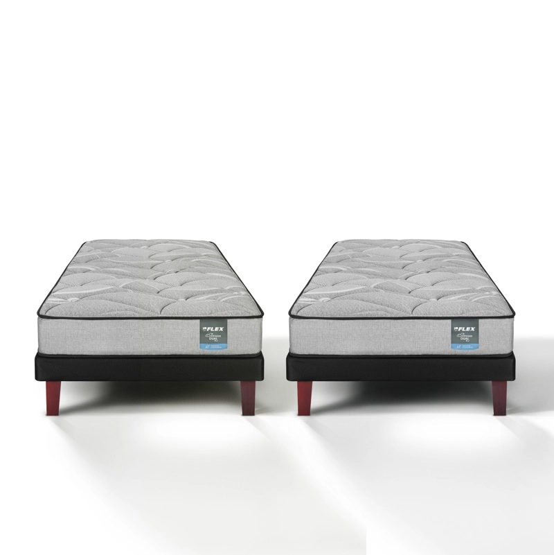 DUPLEX CAMA EUROPEA DREAM DUAL 1 PLAZA 90X190 FLEX - 2